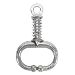 Rinder-Nasenring, Metall, Edelstahl, Kuh-Nasenzange, Federtyp, Rinder-Nasenclip, Tiere S 15*10*2cm