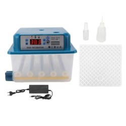 Vollautomatischer Hühnereier-Brutkasten, 16 Eier, konstante Temperatur, Brutkasten für Hühner und Enten