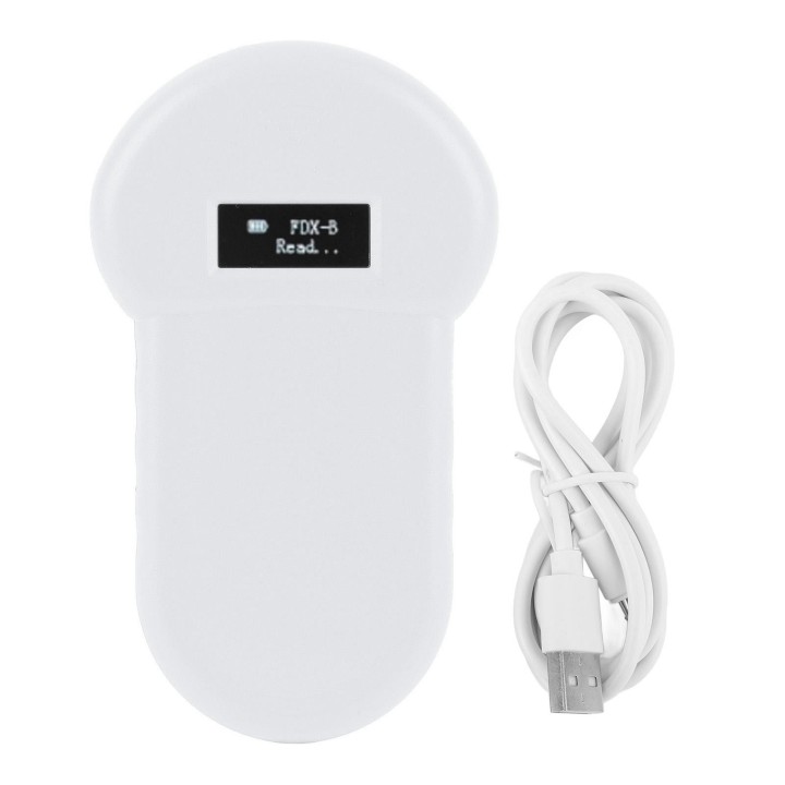 Tierchip-Scanner, 134,2 kHz, hochempfindlicher tragbarer multifunktionaler Chipleser für Nutztiere