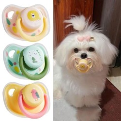 Praktische Haustier beruhigende Schnuller weiche Silikon Hund Zähne kaubeständig Molar Cat Biss Spielzeug Spielzeug rosa