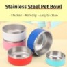 Edelstahl-Rundnapf für Hunde und Katzen, Doppel-Vakuum-Futternapf, große Kapazität, Hundefutter, Wassernapf, Hundezubehör, We