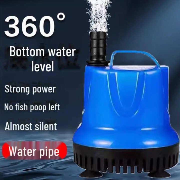 Leise Tauchpumpe für Aquarien: Hoher Hub, Bodenabsaugung, kompakte Aquarienzirkulation