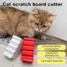 Katzenkratzbrett-Schneider, 3D-gedrucktes Kartonstreifen-Werkzeug, handgeführter Schiebeschneider in Katzenform zur Herstellu