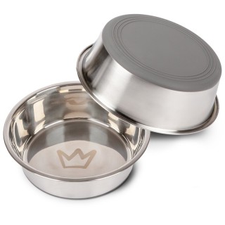 Rudelkönig Edelstahlnapf 1750ml - 2er Set Futternapf