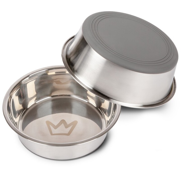 Rudelkönig Edelstahlnapf 1750ml - 2er Set Futternapf