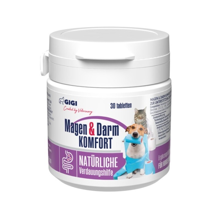 GIGI VET Magen & Darm Komfort Für kleine Hunde und Katzen 30x10 g