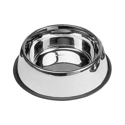 comedero acero inoxidable antideslizante 0,45l ø19cm nayeco
