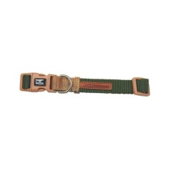 collar verde-beige forest-british x-trm doble premium 48-66x2.5cm nayeco