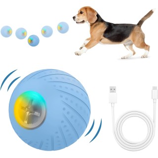 Ylfcly Hund Interaktiver Hund Zufällige Bewegung Schütteln Hüpfen 3 Modi Elektrisch Leuchtend Natürlich Katze Hund Haustier M