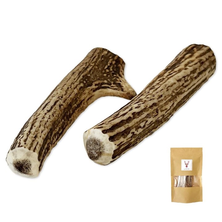 Hirschgeweih-Hundekaugummi, rund, für den Hausgebrauch, Hokkaido, Ezo-Hirsch, Kauspielzeug, Snack, langanhaltend, Stressabbau