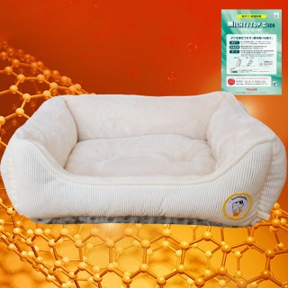 TEIJIN Mighty Top Haustierbett für Katzen und Hunde von Veterinary Medical aus Graphen für Sofa, doppelt, statisch, Geruch, M