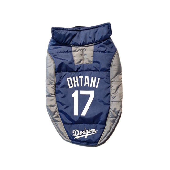 MLB Offizielles Los Angeles Dodgers Shohei Otani Spielermodell Pufferweste S Uniform Baseball Los Angeles Dodgers Haustier