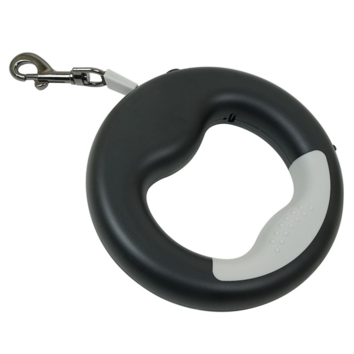 DOGPET Hundeleine, LED-Licht, Rollleine für kleine und mittelgroße Hunde, automatische Aufwicklung, 3 m lange Leine, geeignet