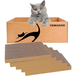 Katzennagel-Krallenschärfer aus Karton für 5 Stück Ersatznägel, auch als Katzennagelbox verwendbar, Typ 28 x 15, verstärkter