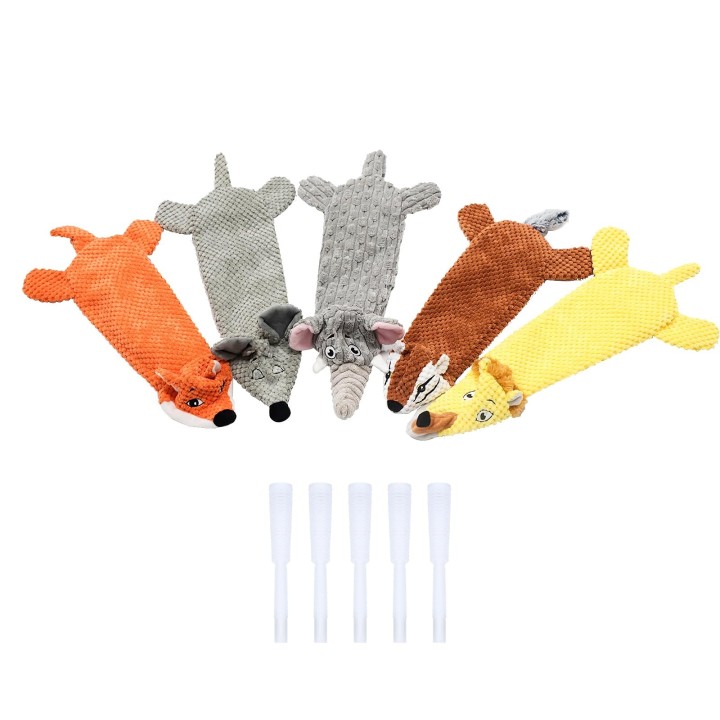 KrauzPet Hundespielzeug, Kauspielzeug, Geräuschspielzeug, Plüschspielzeug, Flaschenspielzeug, Gacha Gacha, recyceltes Wurfspi