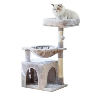 Katze Mini Katze Mehrere Katze Katze Natürlicher Hanf Raum Beseitigt Mangel an Höhe Hellgrau [Fuyumoe] Turm, Turm, Niedrig, K