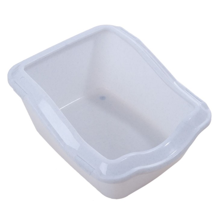 Trixie Cleany Cat Katzentoilette mit Rand - weiß