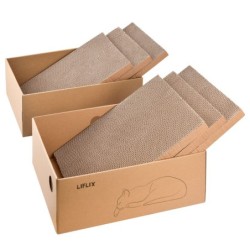 LIFLIX Katzennagelbox, 6 Stück, Katzennagel, verwendbar als Katzennagel, einfach zu xx, Spitzer, Karton, Typ, Spitzer, Bett,