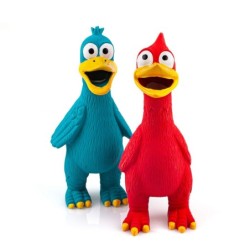 Chiwava Hundespielzeug, Entenspielzeug, 24 cm, Sound, Latexgummi, geeignet für mittelgroße und große Hunde, interaktives Spie