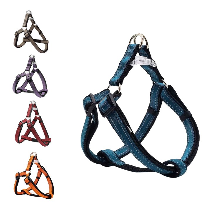 Pawhuggies Hundegeschirr, personalisierbar, reflektierend, für kleine, mittelgroße und große Hunde, verhindert das Verlieren,