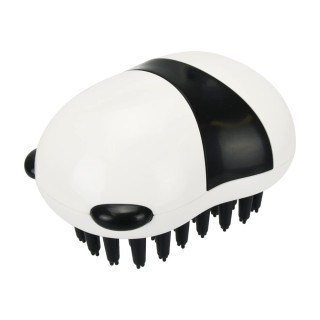 Katzenbürste, Beauty-Pet-Panda, aus Silikon, lange, waschbare Bürste, Design, weich, zum Entfernen von Haaren, Haaren, Pillen