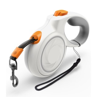 BEXMON Ausziehbare Hundeleine, Hunde unter 3 m, Hundeleine, Hundeleine zum Spazierengehen, kann mit einer Hand bedient werden