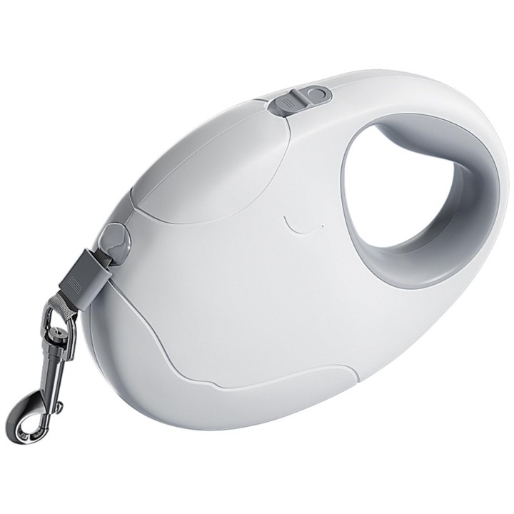 MONIWOLLY Hundeleine, Teleskop-Einziehleine für kleine Hunde, glatt, verheddert sich nicht, starkes Nylon, einhändig bedienba