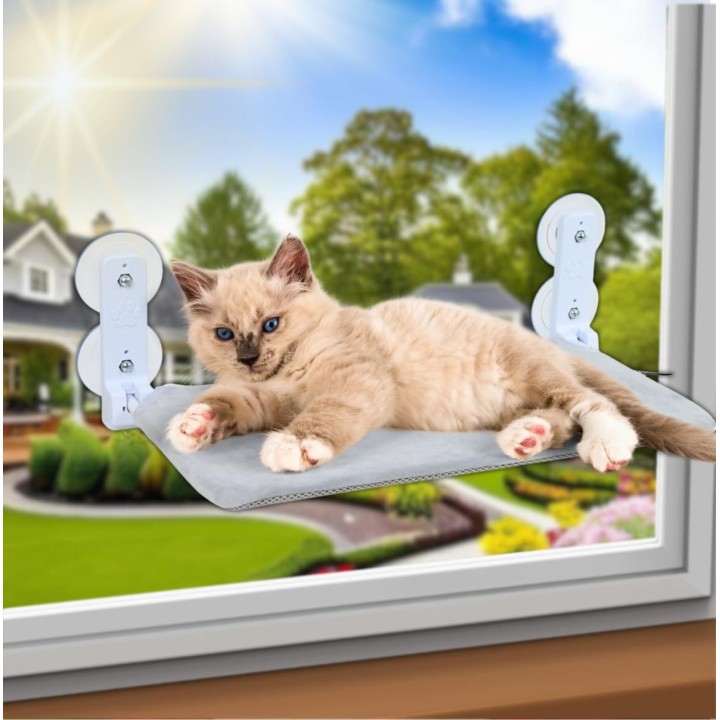 Cat L für Saugnapf Kristall Samt Mesh Sonnenbad Tragkraft Japanische Bedienungsanleitung Platz für 2 leicht zu breit 52cm x 3