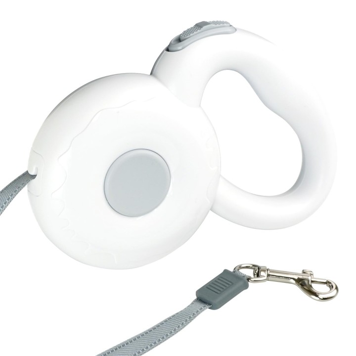 Leichte Hundeleine, Teleskopleine, 3 m lange Leine, kleine Hunde, mittelgroße Hunde, Traktion beim Gehen, Online-Anleitung au