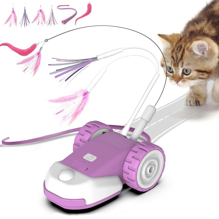 Anpromee Katzenspielzeug, elektrisches Mausspielzeug, Eve-Spielzeug, Haustierspielzeug, wiederaufladbar über USB, zum Vermeid