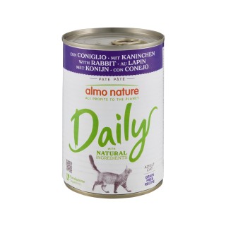Almo Nature Daily Menu Katzenfutter - Dosen - Kaninchen - 24 x 400 g