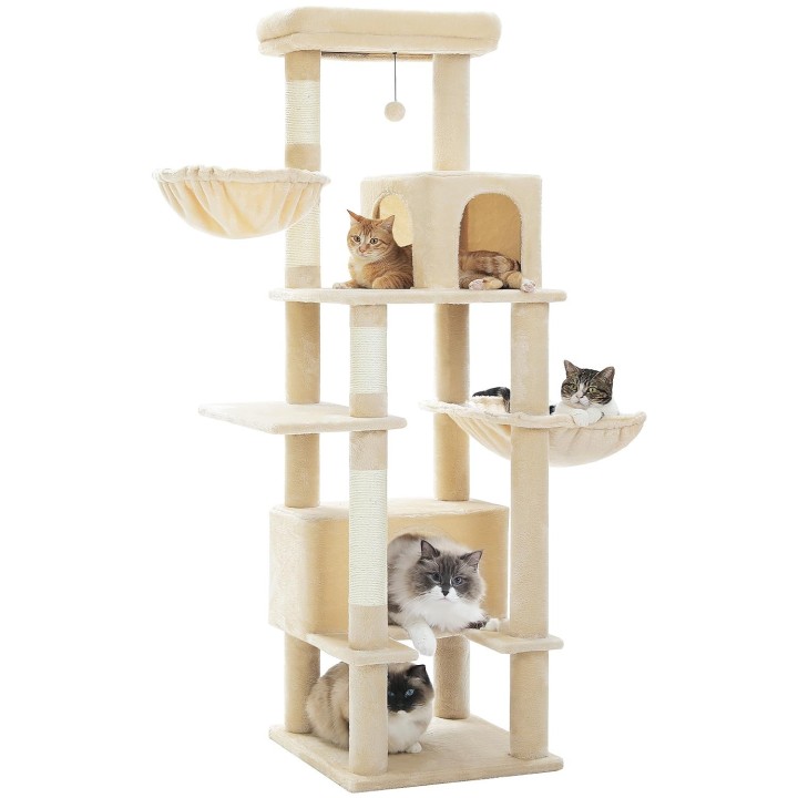 PAWZ Road Katzenturm, Katzenklo, ... beige