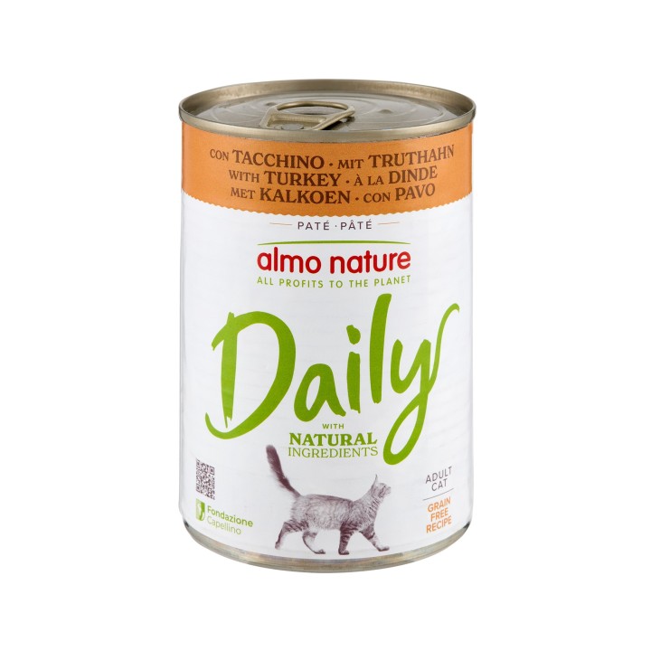 Almo Nature Daily Menu Katzenfutter - Dosen - Truthahn - 24 x 400 g