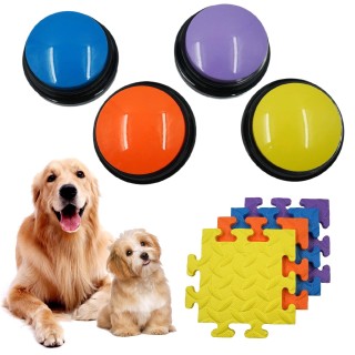 Aufnahmetaste für die Haustierkommunikation, Chat-Taste für Hunde, Chat-Kommunikationstaste für Katzen, 30-s-Mehrzweck-Summer