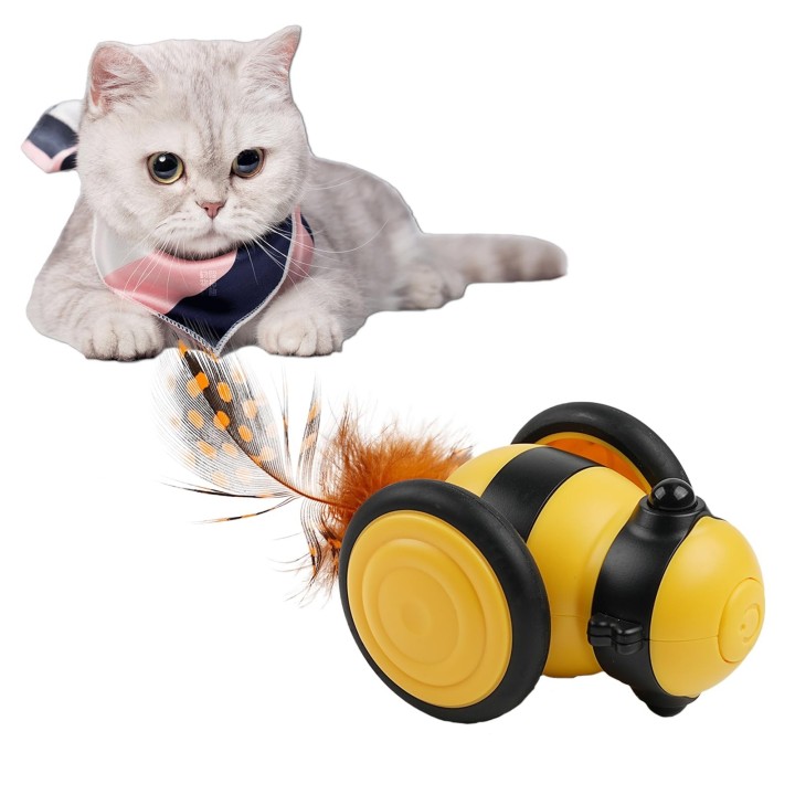 voocye Katze Elektrische Katze Solo Katze Maus Automatische USB Einfach Mangel an Stress Befriedigt Geschenk für Katzen Spiel