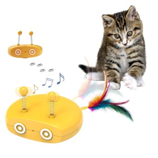 Katze Automatische Katze 360 Grad Automatische Vogel Stimme Haus Katze Zufällig Schwer zu Bekommen Kommt mit Natürliche Stimu