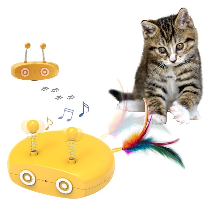 Katze Automatische Katze 360 Grad Automatische Vogel Stimme Haus Katze Zufällig Schwer zu Bekommen Kommt mit Natürliche Stimu