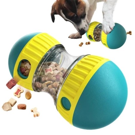 Hundespielzeug Tumbler Leckage Ball Elliptische Bahn Rolling Ball Langsame Fütterung Schützt den Magen Steigert die Intellige