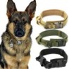 Hundehalsband, verstellbares taktisches Haustierhalsband und Leine-Set für das Training kleiner, mittlerer und großer Hunde L