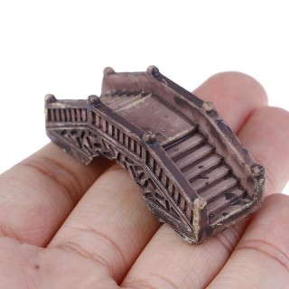 1Pc Mini Brücke Hause Ornamente Figuren Diy Aquarium/Puppenhaus Dekoration