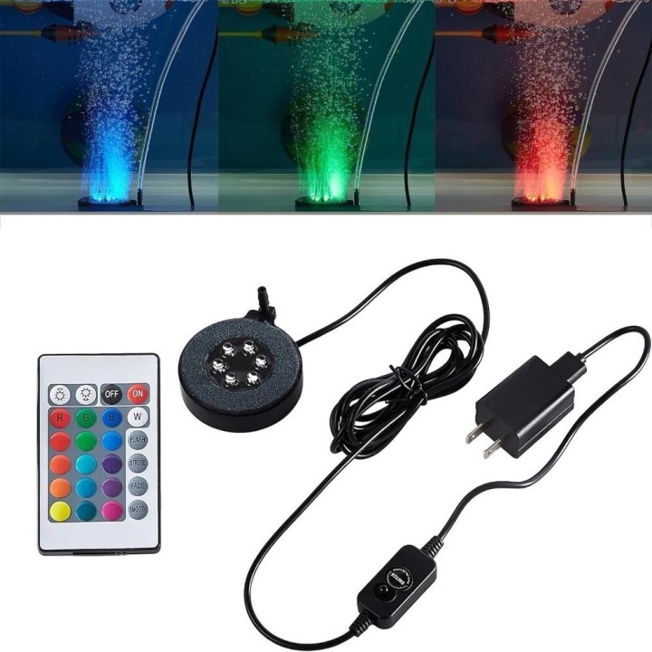 Blase LED Licht Diffusor Blase Lampe Tauchen Lichter Aquatische Landschaft Lampe Aquarium