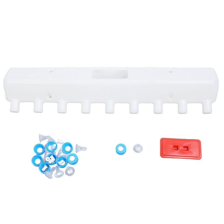 9 Schnuller Kleintier-Milchzufuhr Verdickte Doppelschicht-Nippel-gekippte Bauernhof-Milchfütterung L