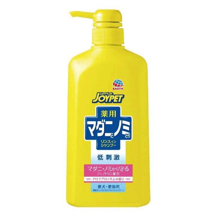 for Earth Pet Medizinisches Zecken- und Flohshampoo Pumpe Aroma Blossom 600ml [Quasi-Medikamente Tiere]