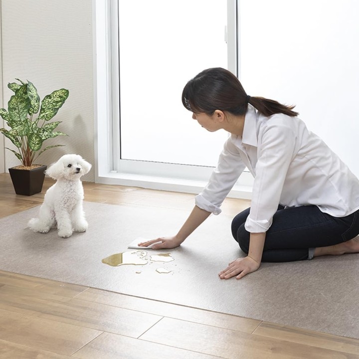 in Pet Long Haftet am Hund Kompatibel mit Fußbodenheizung [Made Japan, Anti-Rutsch] Matte, Wasserdicht, 60x240cm, Dicke 2mm,