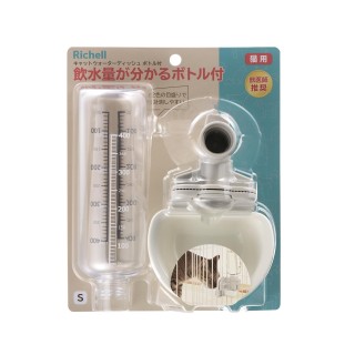 Richell Katzenwassernapf S mit Flasche Weiß weiß