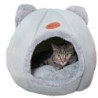 Katzenhaustier Katzenkuppel kalt drinnen mit Kissen [NSK] Bett, Bett, Haus, Form, warm, flauschig, Schutz, Verwendung, waschb