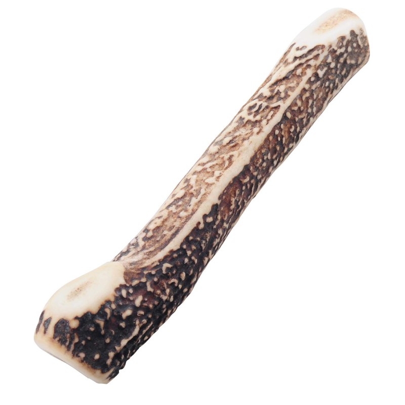 Monolife Kauspielzeug für Hunde aus Hirschgeweih, Kauspielzeug für Ezo Domestic Deer Antler Dental, großes 20 cm großes Spiel