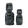 Charmoon Aquarium-Objekt, Moai-Statue, Puppe, Denkmalmodell, stilvolles Versteck, Unterschlupf, Figur, Ornament, groß und kle