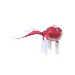 Yanai Goldfisch, Größe für den Innenbereich, rote Laterne, klein, 25 cm, Verwendung, rot