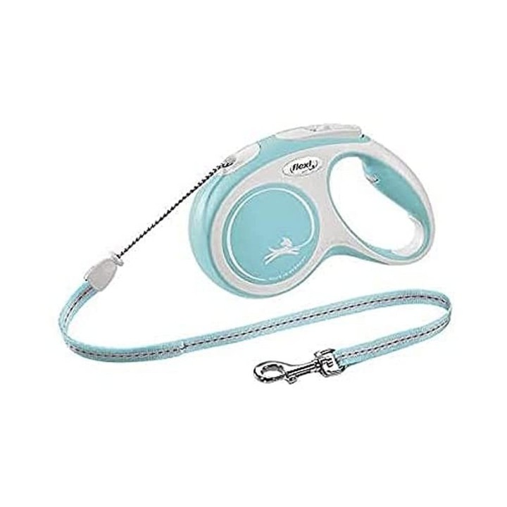 flexi New Comfort Cord M über 5m Hellblau (weniger 20kg) [Hundeleine] hellblaue